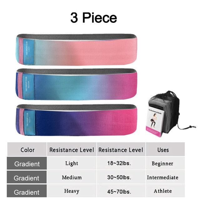 T-Flex Fabric Resistance Bands Set